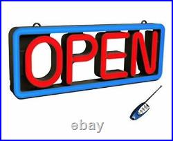 Ultra Bright Electronic LED Neon Multi-Color Business Store Window Open Sign