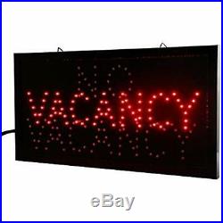 VACANCY/NO Neon Signs Hotel Motel LED Store Open Neon Light Room Vacant Switch X