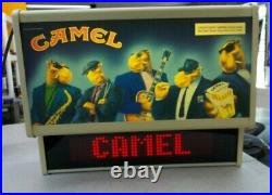 Vintage JOE CAMEL Cigarettes JOE CAMEL LED Message Board STORE Sign Display 1992