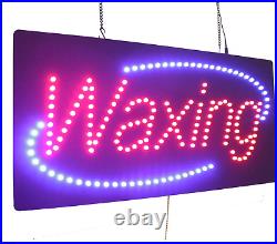Waxing Sign, TOPKING Signage, LED Neon Open, Store, Window, Shop, Business, Disp